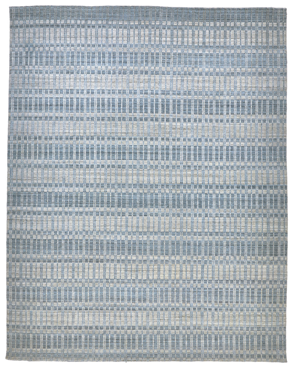 6385F Odell Blue Silver Hand Woven