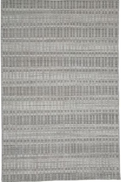 6385F Odell Gray Silver Hand Woven 5x8